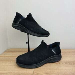 Skechers Ultra Flex 3.0 Black Slip In Shoes Men’s Size 12